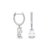 Ohrringe Ama in Weißgold Diamante Lab Grown 2.10 Ct AMA-OR-203-72-1 - AMA-OR-203-72-1